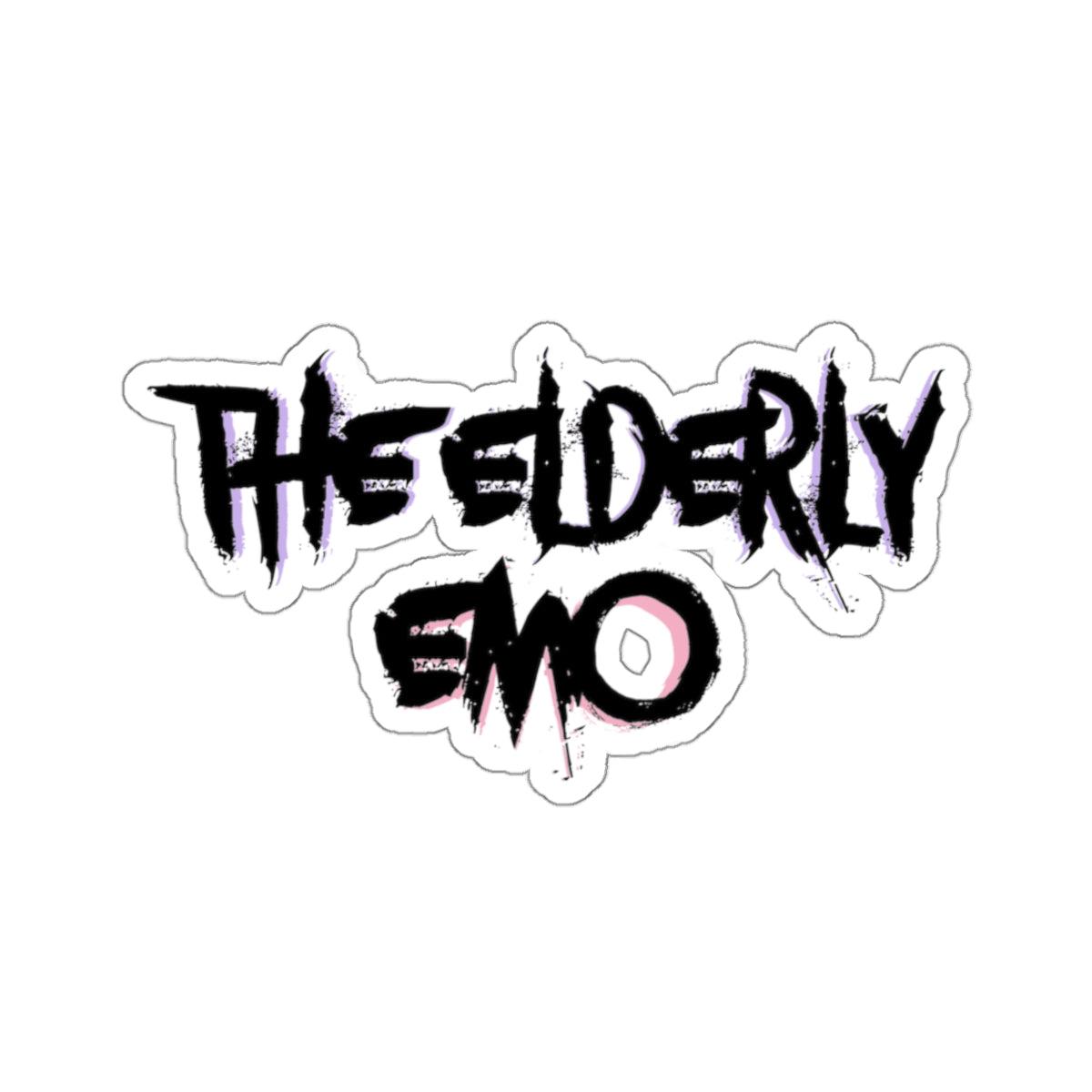 The Elderly Emo Stickers